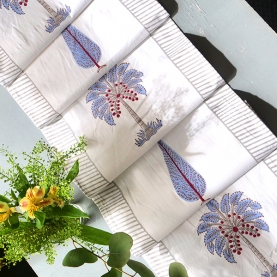 Indian handcrafted cotton table runner