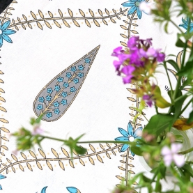 Indian cotton table cover