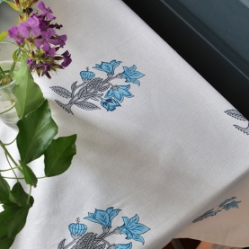 Indian printed cotton table cloth