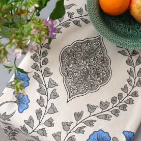 Indian printed cotton table cover