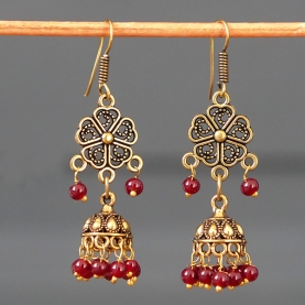 Boucles d'oreilles indiennes Jhumki