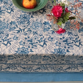 Nappe indienne en coton imprimée