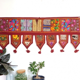 Indian cotton vaner wall Toran