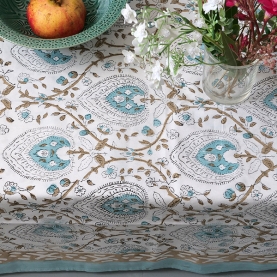 Indian printed cotton table cover