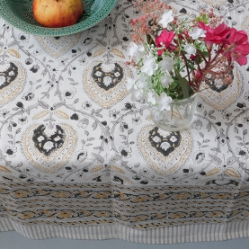 Indian printed cotton table cover