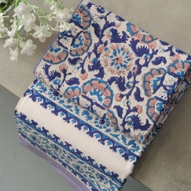 Indian printed cotton table cover