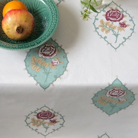 Indian printed cotton table cover