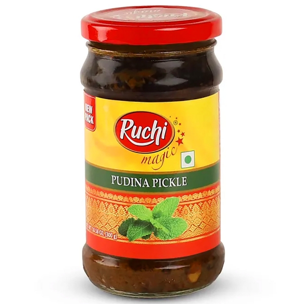 Pickles ou achars indiens à la menthe épicés 0.3kg