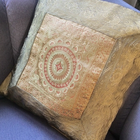 Housse de coussin indienne