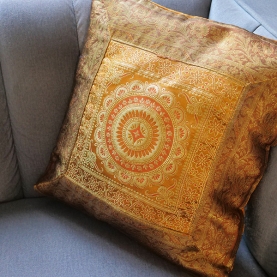Indian cushion cover Benarasi