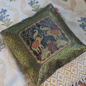 Indian cushion cover Benarasi