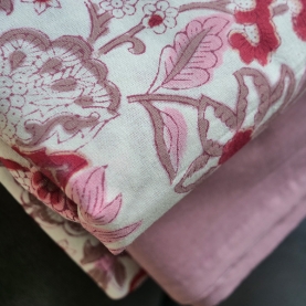 Indian cotton printed bedsheet