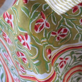 Drap de lit indien en coton imprimé