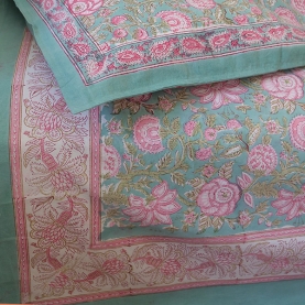 Indian cotton bedsheet