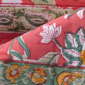 Parure de lit indienne imprimée