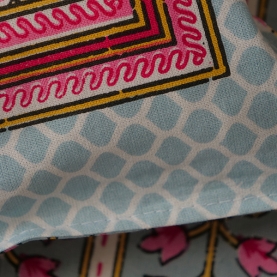 Indian printed cotton bedsheet