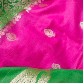 Saree indien complet soyeux