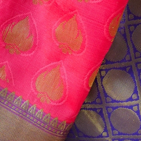 Saree indien complet satiné