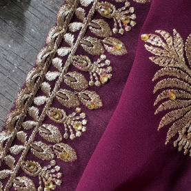 Saree indien traditionnel complet