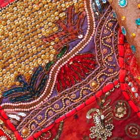 Tapis mural indien Patchwork