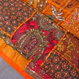 Tissu mural indien artisanal