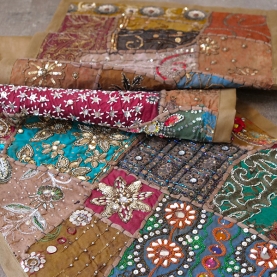Tissu mural indien Patchwork