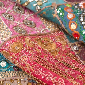 Tissu mural indien Patchwork