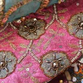 Patchwork mural indien