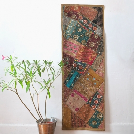 Tissu mural indien Patchwork