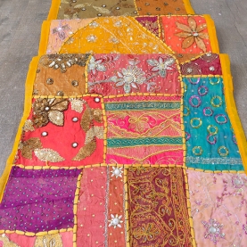 Tissu mural indien artisanal Patchwork