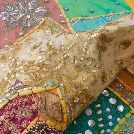 Tissu mural indien Patchwork