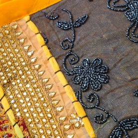 Tissu mural indien Patchwork