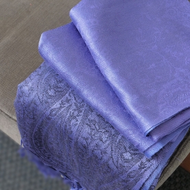 Indian embroidered scarf Flowers