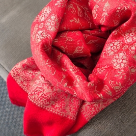 Indian knitted scarf