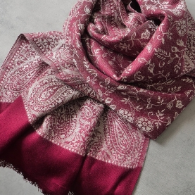 Indian knitted scarf