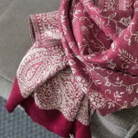 Indian knitted stole