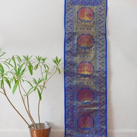 Indian Benarasi wall hanging Blue color