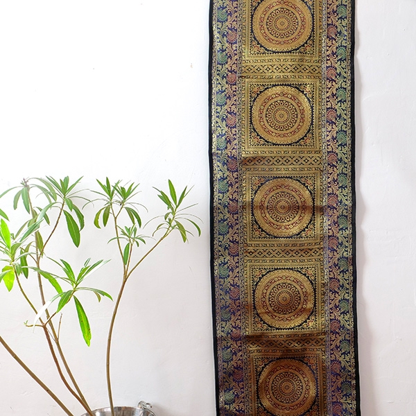 Indian Benarasi wall hanging Black color