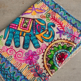 Indian handcrafted cotton tapestry