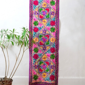 Indian handcrafted cotton wall hanging Flowers