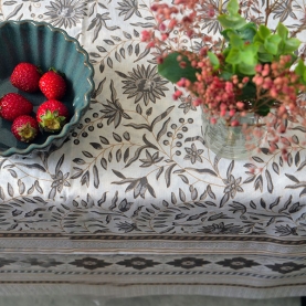 Indian printed cotton table cloth