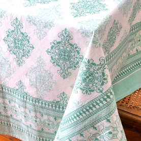 Indian printed cotton table cover