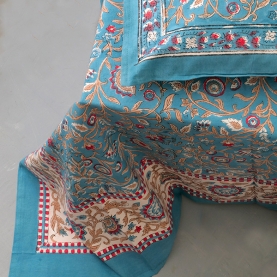 Indian cotton bedsheet with pillow cases