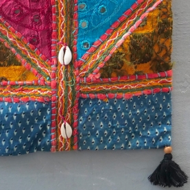 Sacoche indienne patchwork