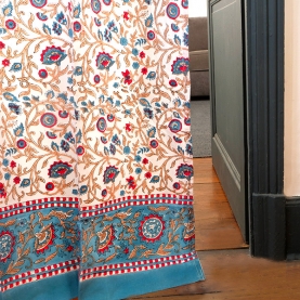 Rideau indien en coton