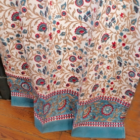 Rideau indien imprimé