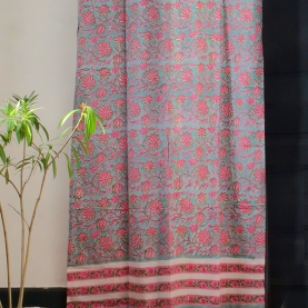 Indian cotton curtain