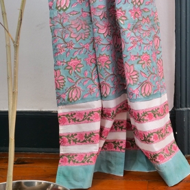 Indian handprinted curtains