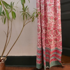 Indian cotton curtain