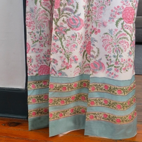 Indian cotton curtain